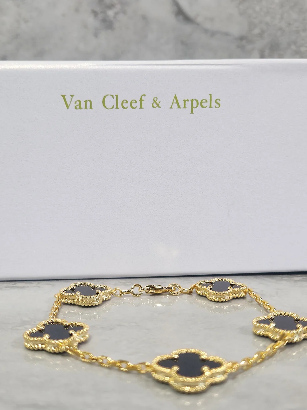 Van Cleef & Arpels Vintage Alhambra Black Onyx Bracelet✨️